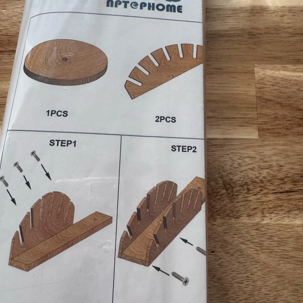 Wooden bamboo Hat Stand and Organizer